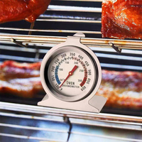 300°C Stainless Steel Oven Thermometer Mini Dial Stand Up Temperature Gauge Bread Food Meat BBQ Thermometer Cooking Kitchen Tool