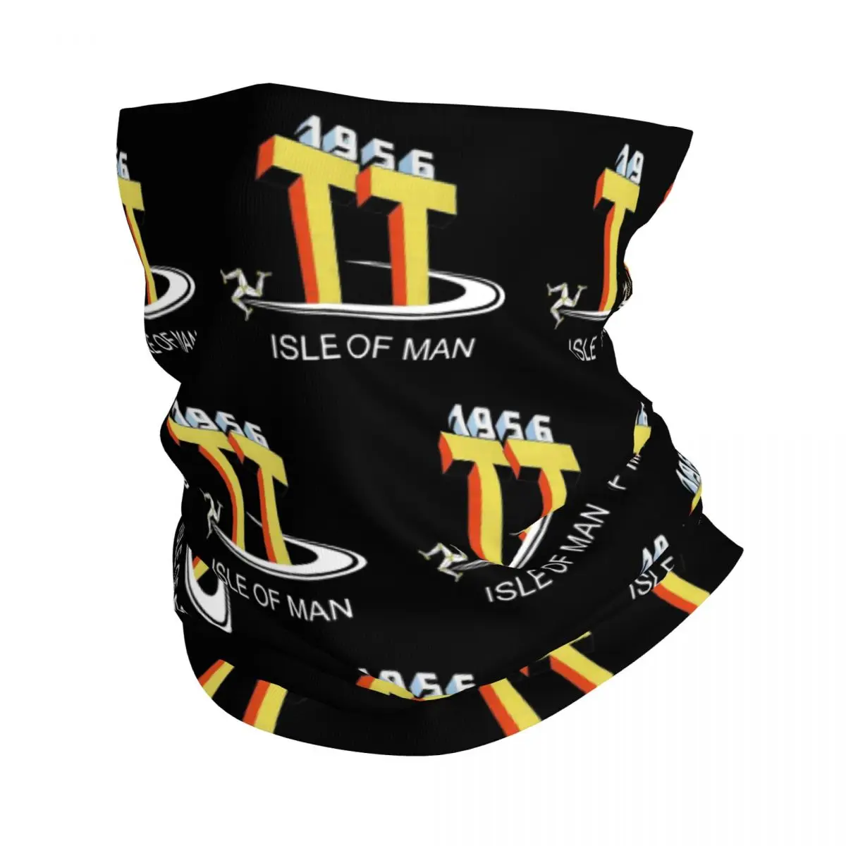 1956 ISLE OF MAN TT LOGO RETRO Bandana Neck Cover stampato VINTAGE Balaclavas Wrap sciarpa copricapo Running Unisex adulto inverno