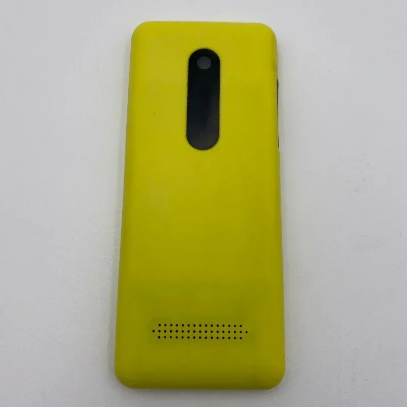 Full Housing Front Middle Frame Back Cover Battery Cover for Nokia Asha 206 2060Cover Case with English Keypad