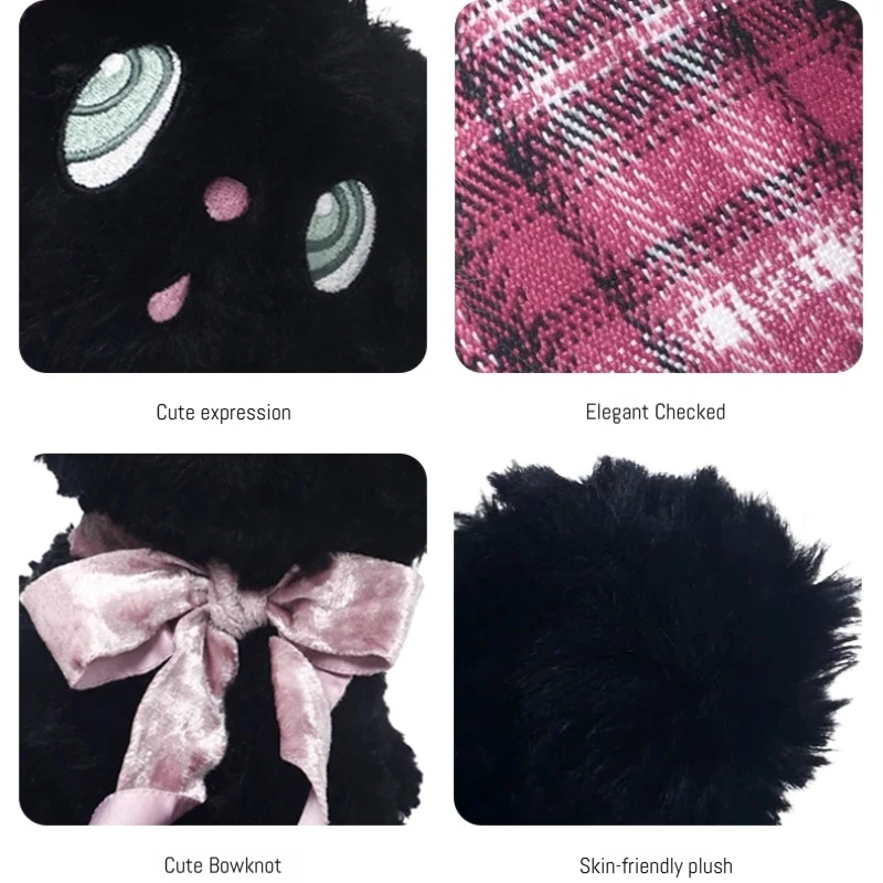 비밀 공유 고양이 인형, 사랑스러운 잠잘 때 들려주는 인형, 베스트 프렌드를 위한 마음 따뜻해지는 선물