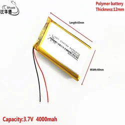 Good Qulity Liter energy battery 3.7V,4000mAH 124065 Polymer lithium ion / Li-ion battery for tablet pc BANK,GPS,mp3,mp4