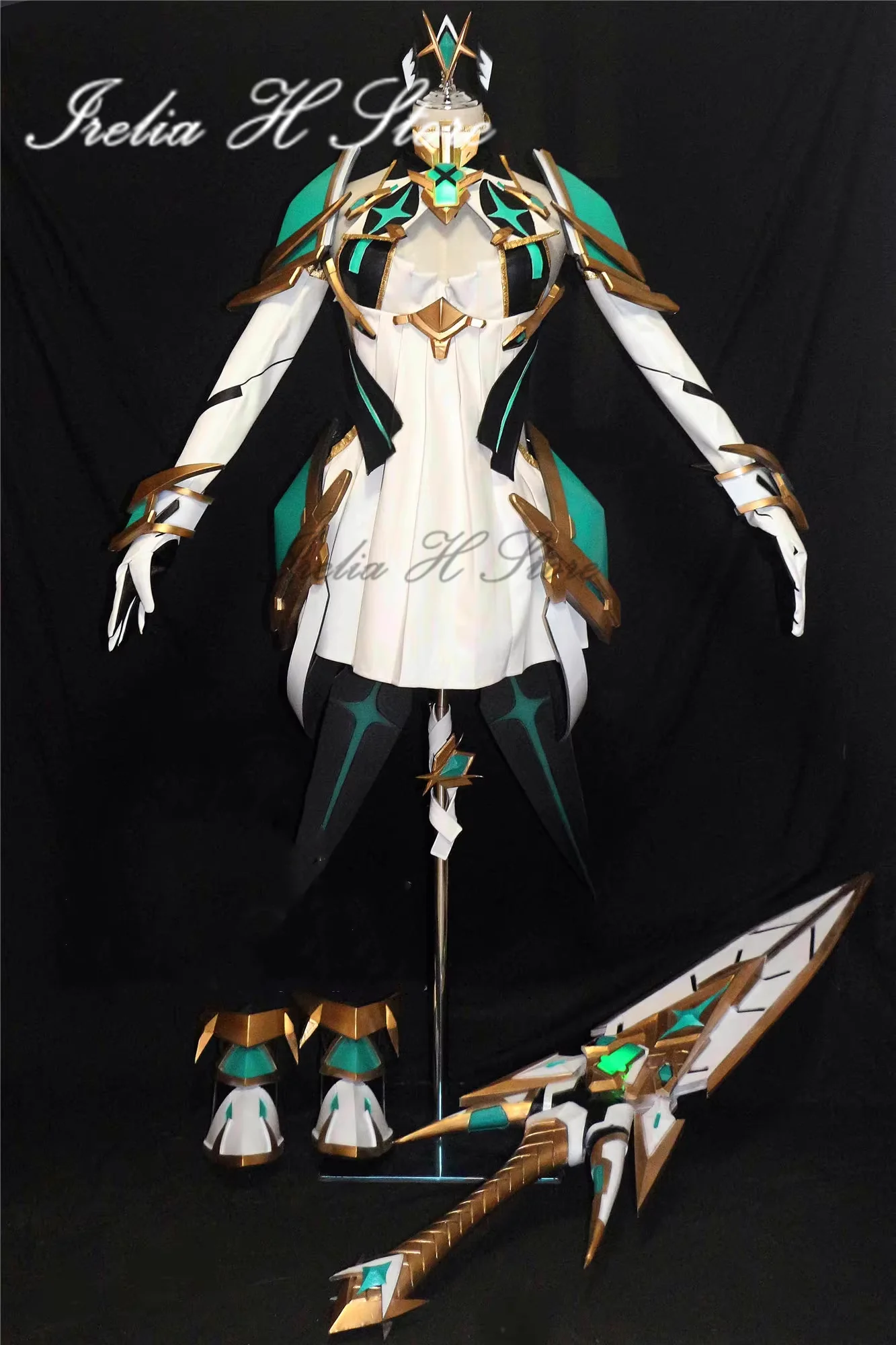 Irelia H Customized Mythra from Xenoblade Chronicles 2 Mythra Cosplay Costume Full set high quality version