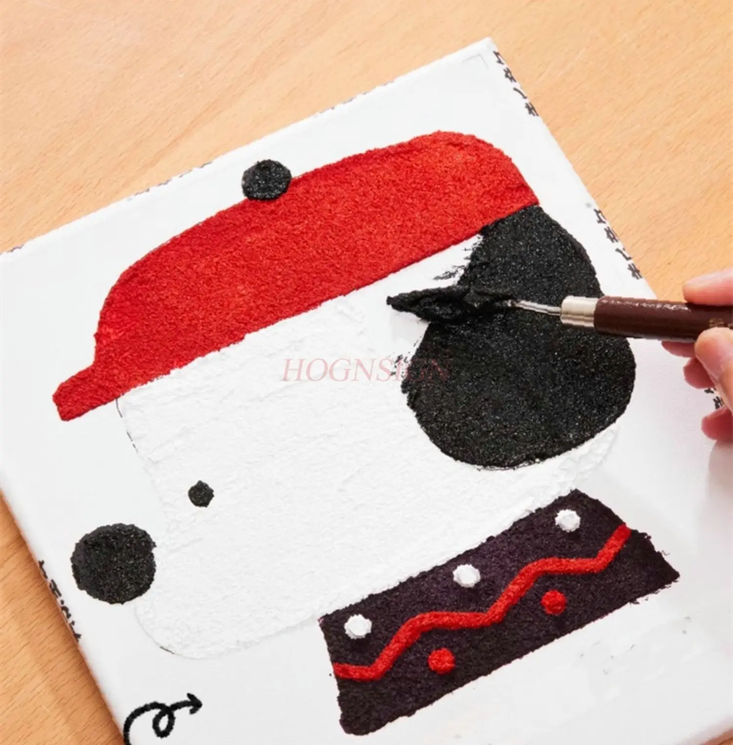 لوحة رملية أكريليك، لوحة رملية ملونة للأطفال مصنوعة يدويًا، لوحة رملية ناعمة للأولاد والبنات، جرافيتي #2