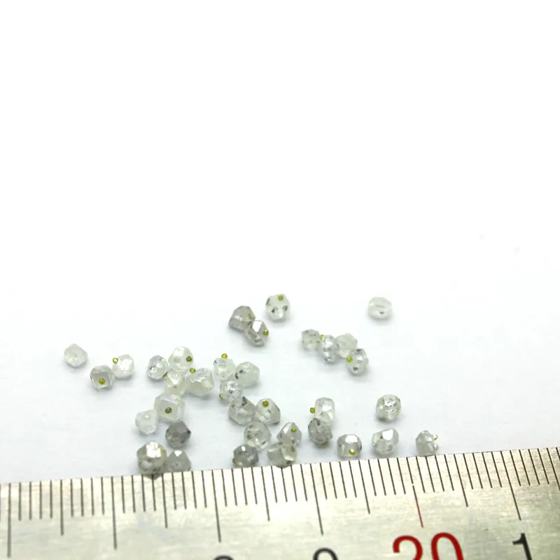 Synthetischer weißer diamant stein für schmuck herstellung labor erstellt cvd htpt diamanten fester künstlicher granulat partikel edelstein 1pc – Detail 5