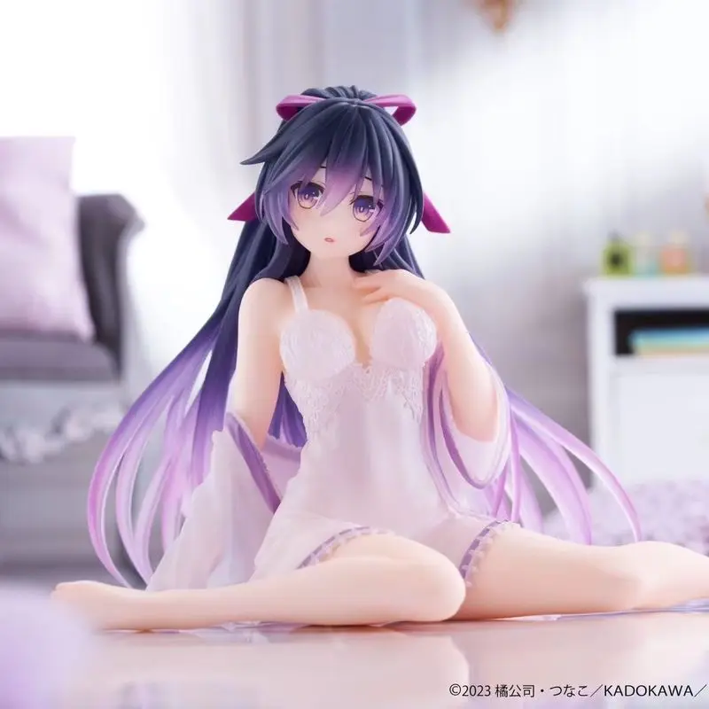 

Anime Date A Live Yatogami Tenka Pajama Sitting Figure 11cm Pvc Car Decoration Case Ornament Sexy Lolita Collectible Toys Gifts