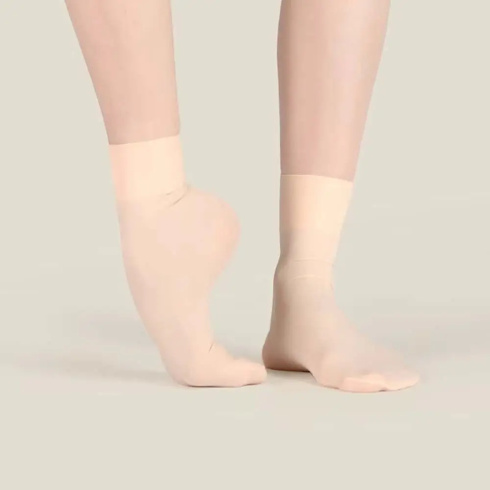 Dance Wear Ballet Socks Absorb Sweat Skin Color Modern Dance Socks Breathable Invisibility Ballet Stockings Girls Women