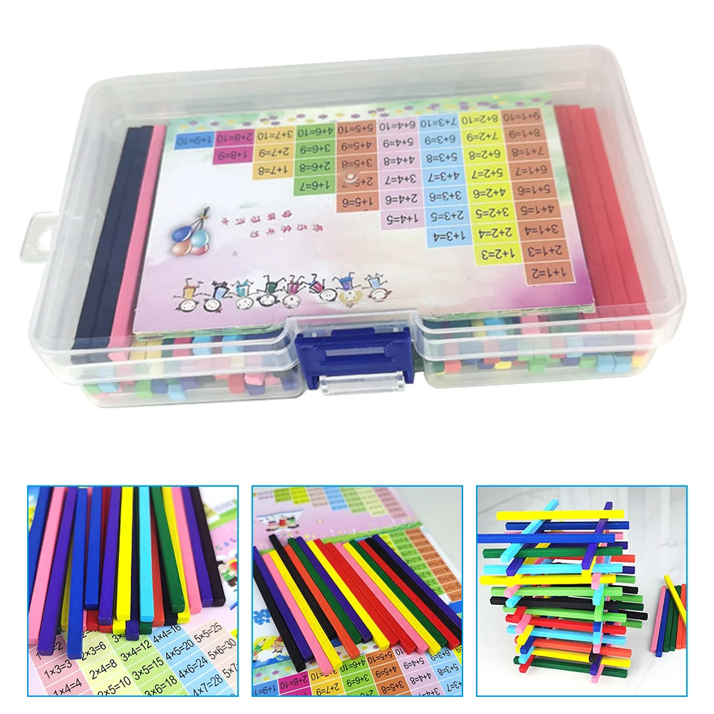 

Wooden Counting Rods Math Manipulatives Toys Calculation Sticks Kids Kindergarten Educational Tools Safe Bright Colors