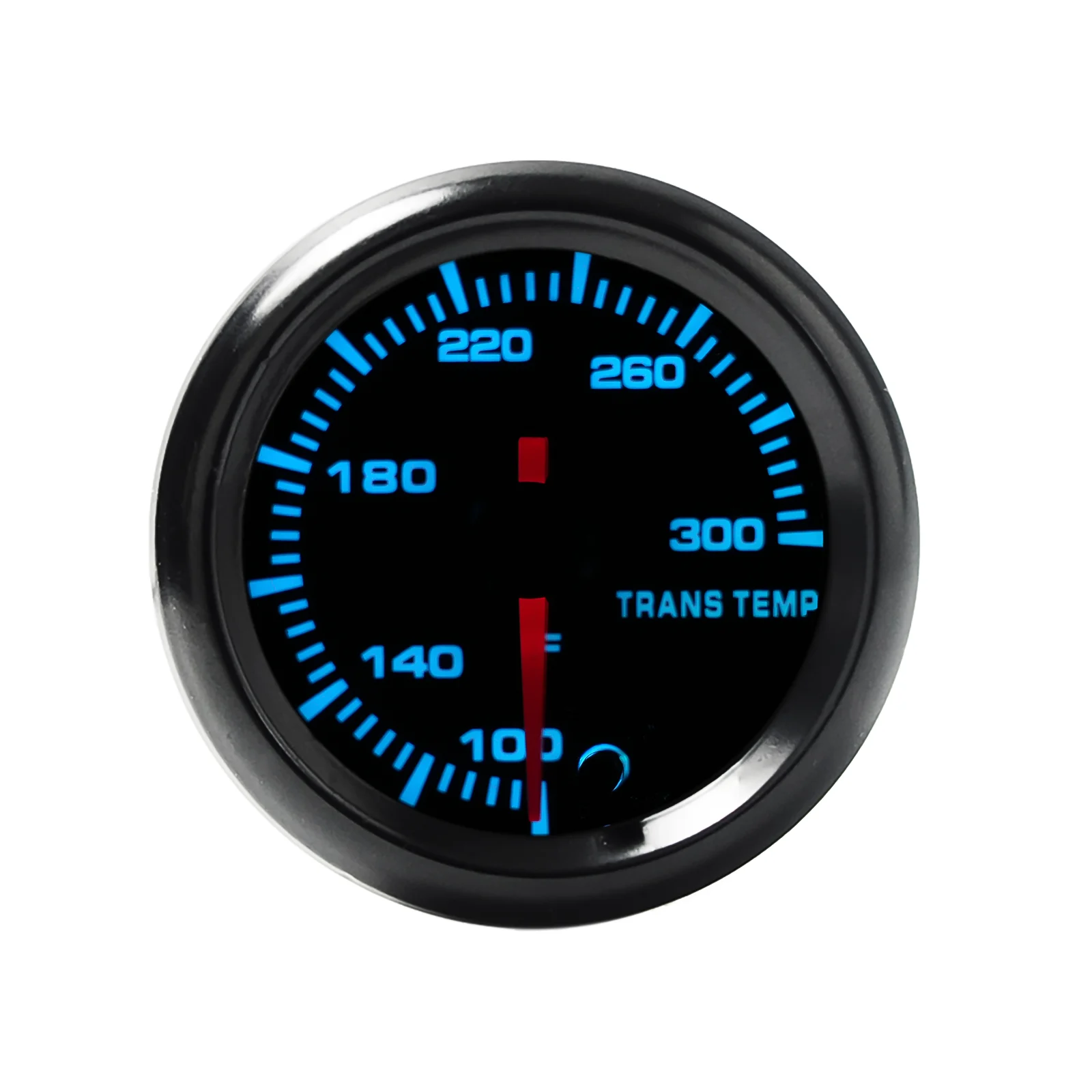2 "52 مللي متر مقياس درجة الحرارة عبر 7 ألوان LED عرض مقياس درجة الحرارة 100 ~ 300 ℉   مع إضاءة خلفية 7 ألوان للمركبة 12 فولت