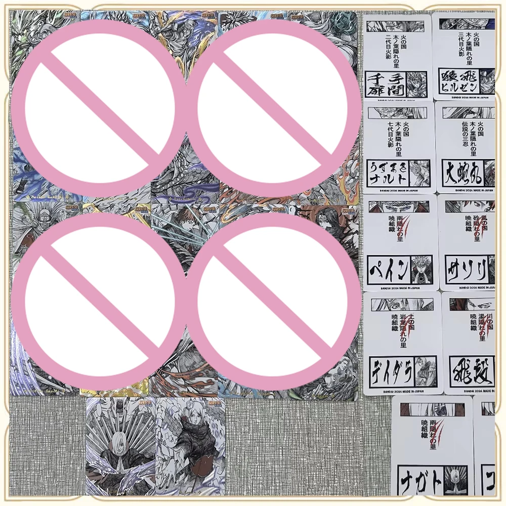 Uchiha Itachi Sakura Kakashi 22PC/Set Anime Naruto DIY ACG Game Toys Collectible Cards Christmas Birthday Gifts Premium