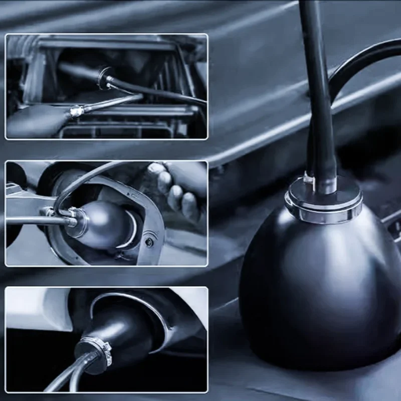 Auto Smoky Leak Finder Device Quick Sealing Entrance Adapter For Automotive Air Pipe Leak Diagnosis In Car Repair Work