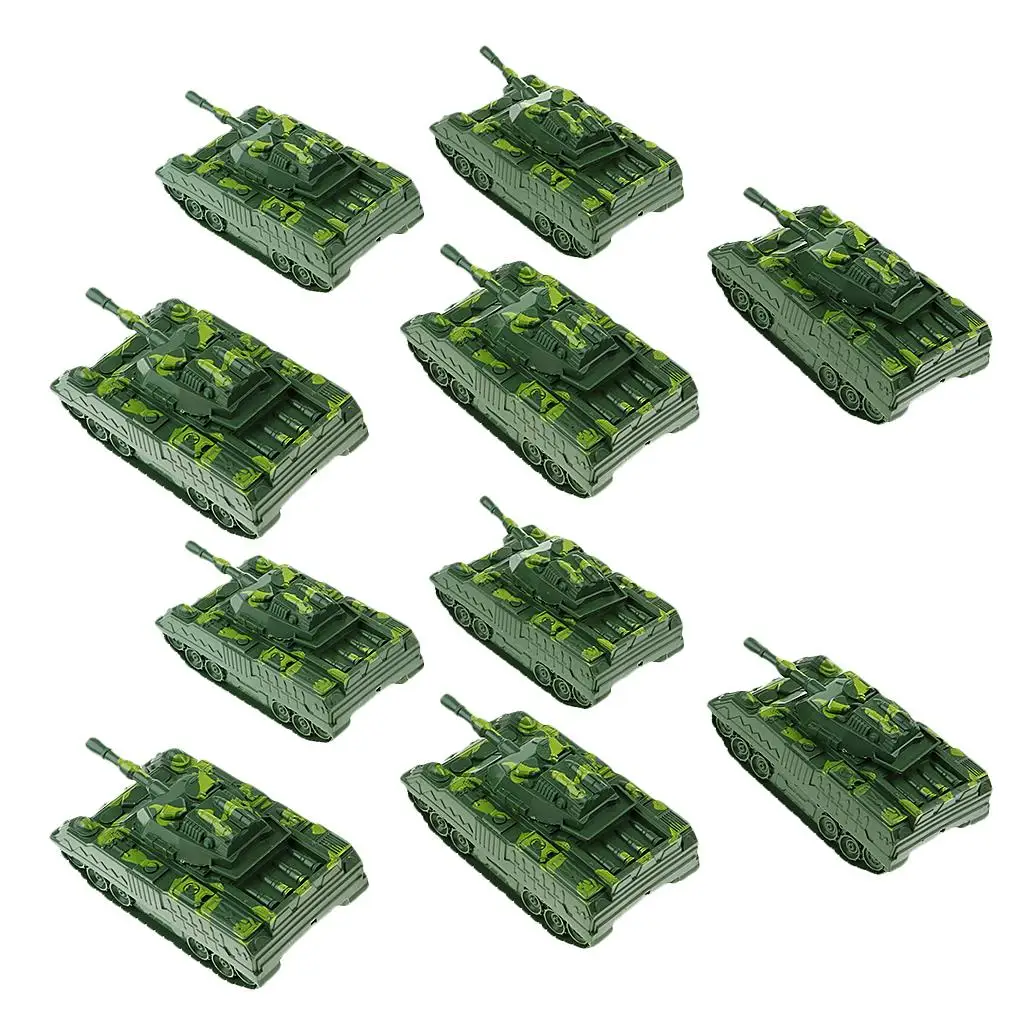 

Home Table Decoration Armor Scenery Plastic Miniature Tank Model Kit for Kids and Collectors