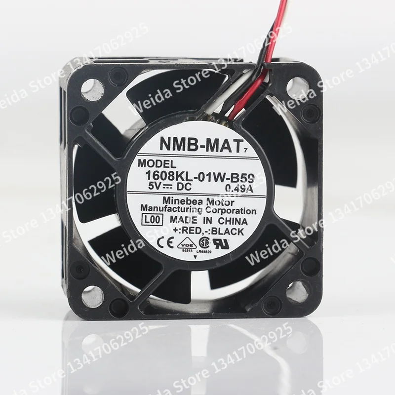 

Новый вентилятор охлаждения NMB 40X40X20MM 5V 0.49A 2.45W 4020 для серверных коммутаторов, с высокой пропускной способностью, трехпроводной, 4 см, 1608KL-01W-B59