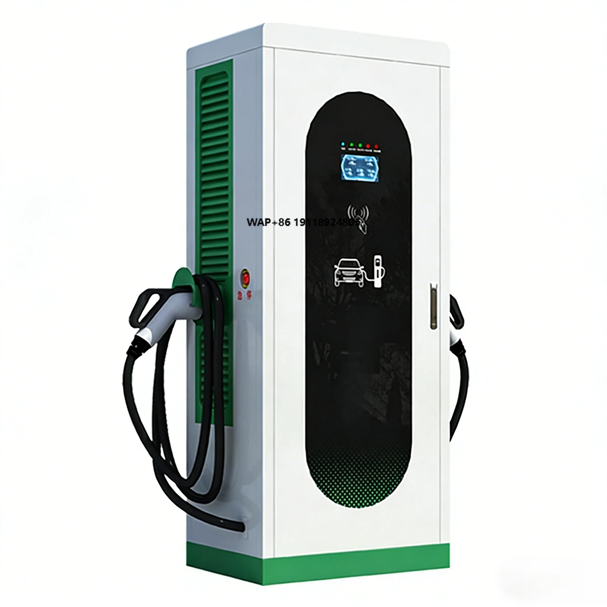 Estación de Carga para Vehículos de Nueva Energía, 120kW, Interfaz Tipo 2/Tipo 1, Salida CC, Carga Rápida