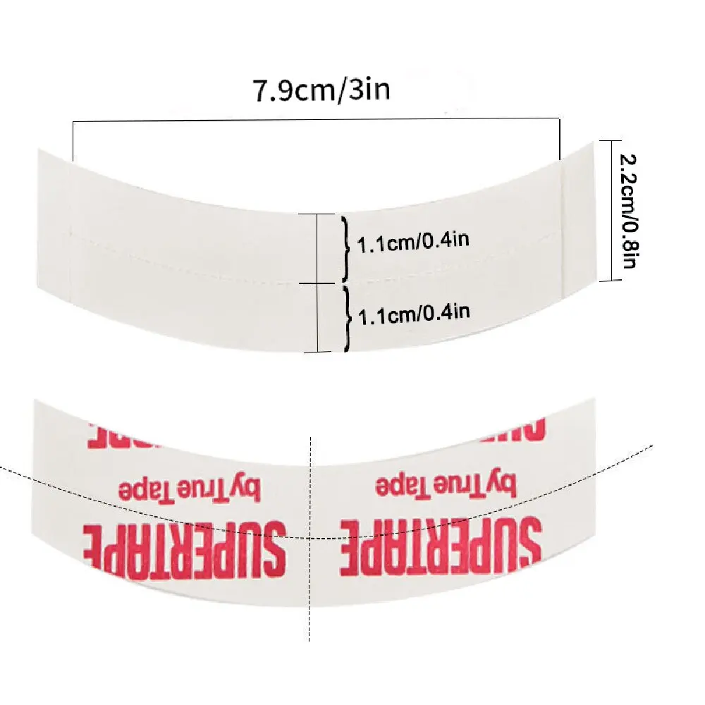 36 pz/lotto Super Nastro Parrucca Del Merletto Nastro Curvo Impermeabile Double Sided Nastro Adesivo Per Capelli Strisce Per Toupet/salone Parrucche Del Merletto
