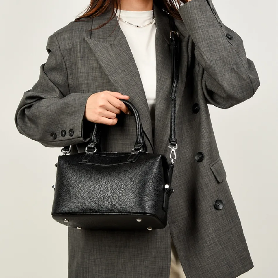 عالية الجودة لينة بولي Leather الجلود عادية حمل الحقائب النساء حقائب اليد الكتف Crossbody حقيبة ساعي الإناث سعة كبيرة كيس الرئيسي #4