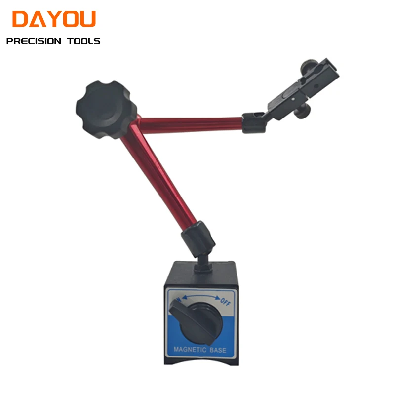 Indicador de cuadrante/base magnética 200mm-360mm, soporte magnético para indicador de diámetro interior, base magnética, micrómetro, herramientas