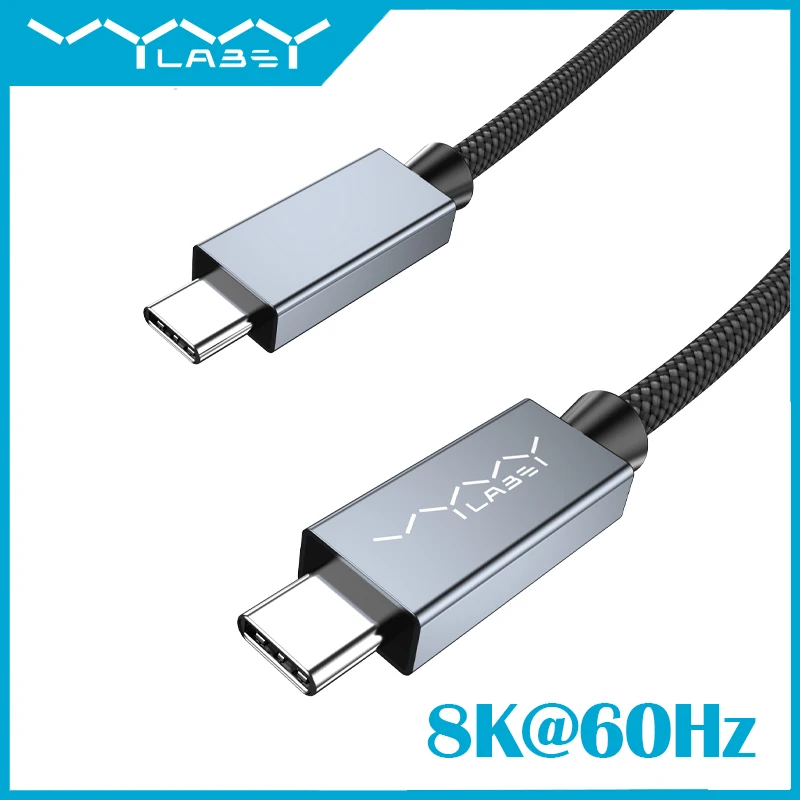 VYVYLABS 240 واط Type-C إلى Type-C كابل عرض الشحن السريع لشاشة الإسقاط 8K @ 60 هرتز كابل شحن سريع سلك الفيديو #1