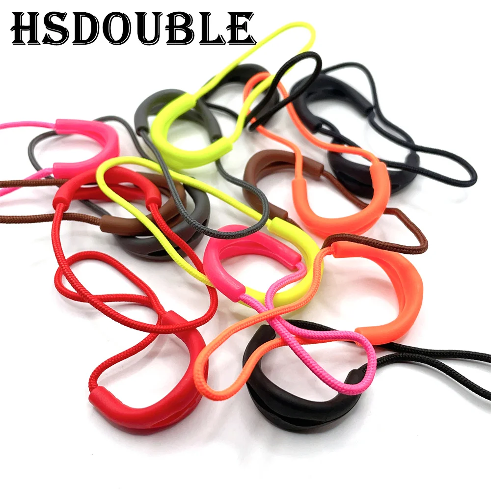 10 Pcs/Pack Mix Color Zipper Pull Cord Zipper Head Pull Puller End Fit Rope Tag Fixer Zip Cord for Garment Bags Accessory