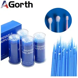 100PCS/Bottle Dental Disposable Micro Brushes Applicators Brush Dentistry Odontologia Extension Tools