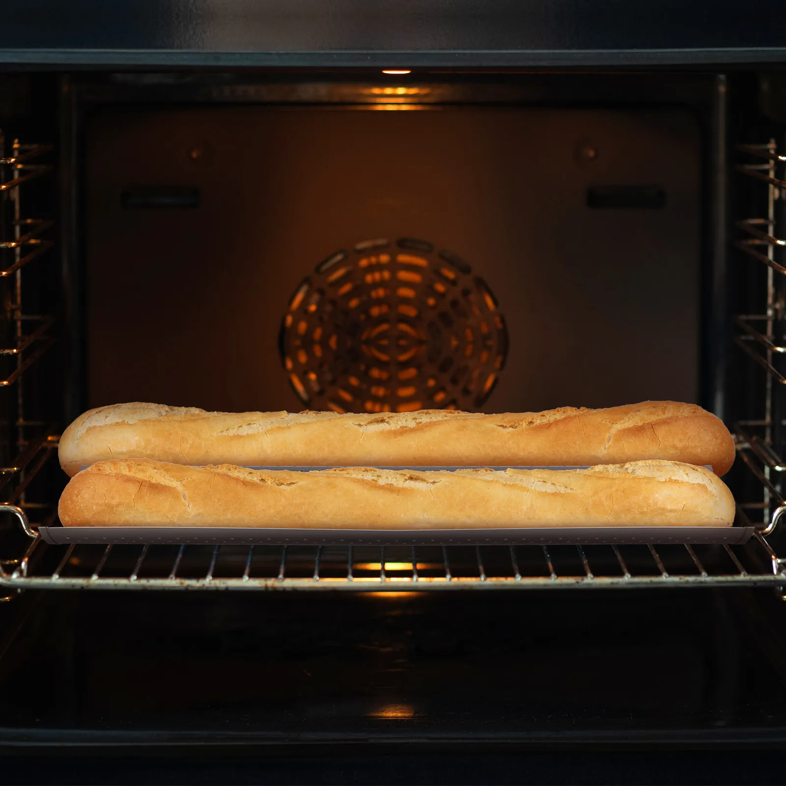 Premium Wave Bread Stick Baking Tray Kitchen Tool Size S 2 Slots Mold for Baguette French Bread Easy to Clean Baking Mould