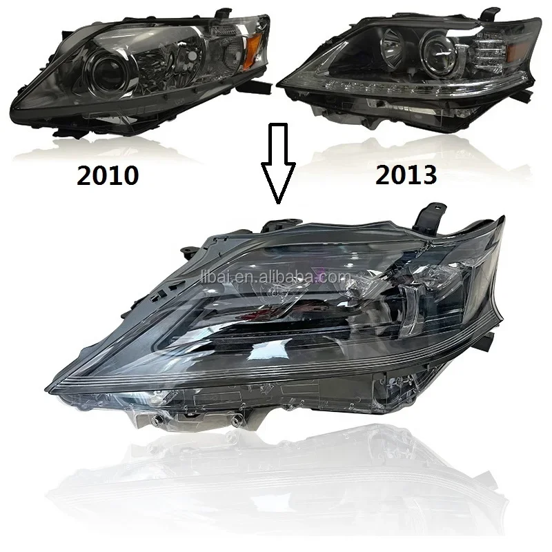 

Full LED Modified Headlight Three Angle Eye Head Light Lamp For RX RX350 RX270 2009-2012 Upgrade To 2013-2016