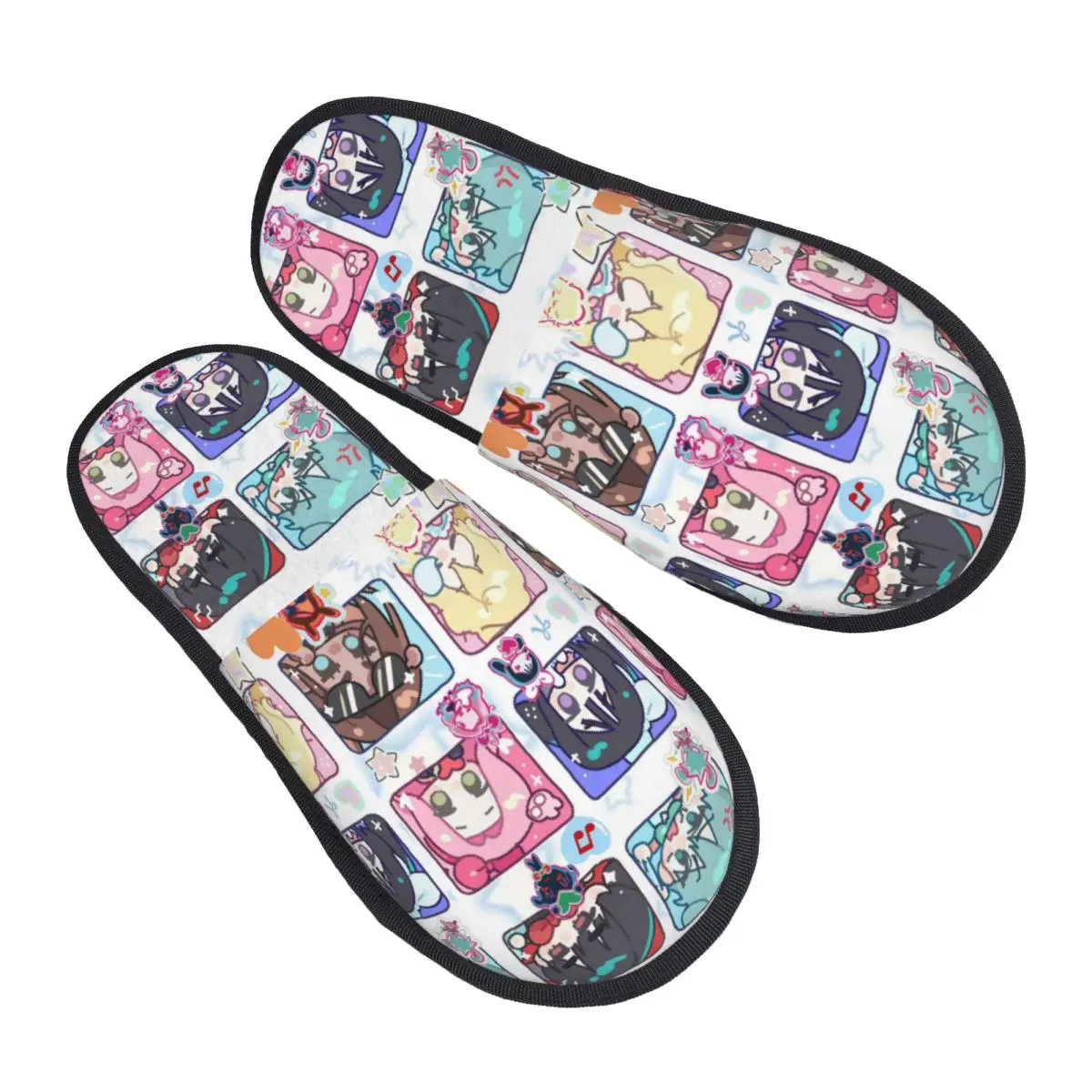 Winter Home Cotton Slippers Alien Stage Accessories Household Fur Slippers Slides Indoor MIZI SUA HYUNA Cozy Anti-skid Slides