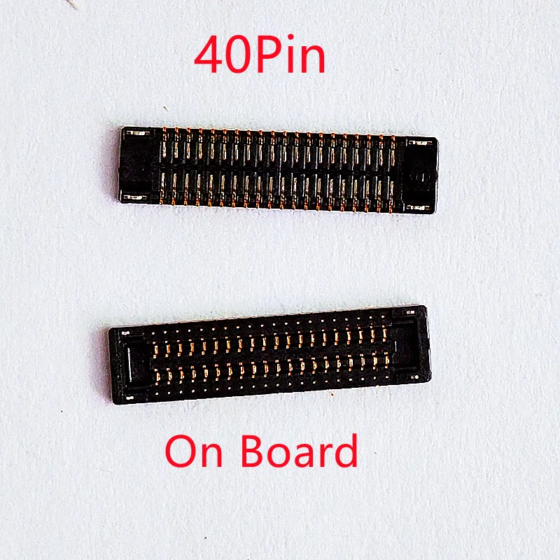 10Pcs LCD Display FPC Flex Connector For Samsung Galaxy A10S A107 A20S A207 G6200 A6S A22 5G Screen Plug On Board 40pin