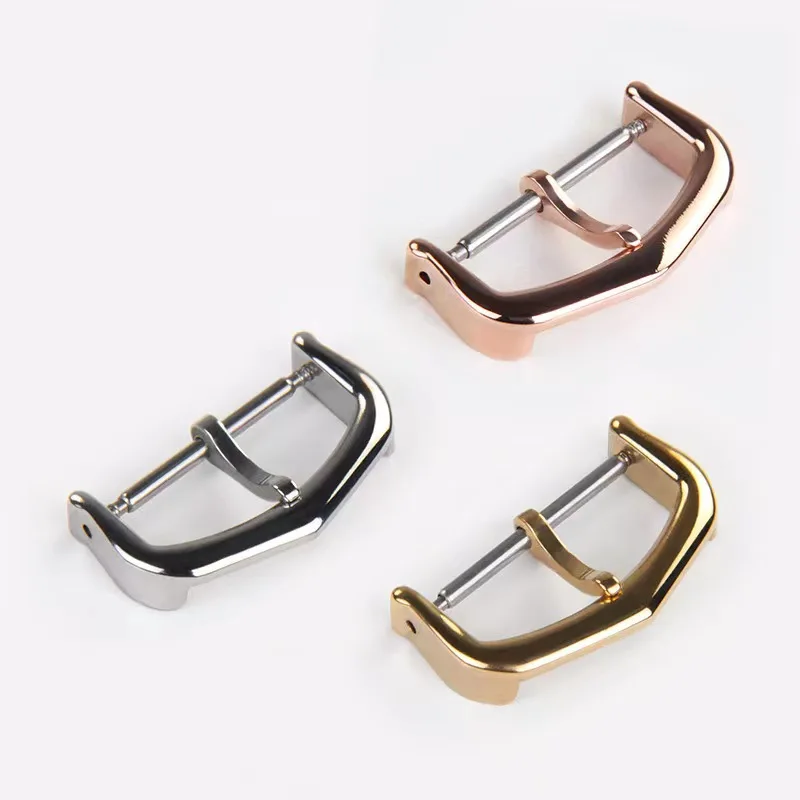 No Logo Watch buckle accessories for 316 stainless steel belt pin buckle 12 14 16 18mm h