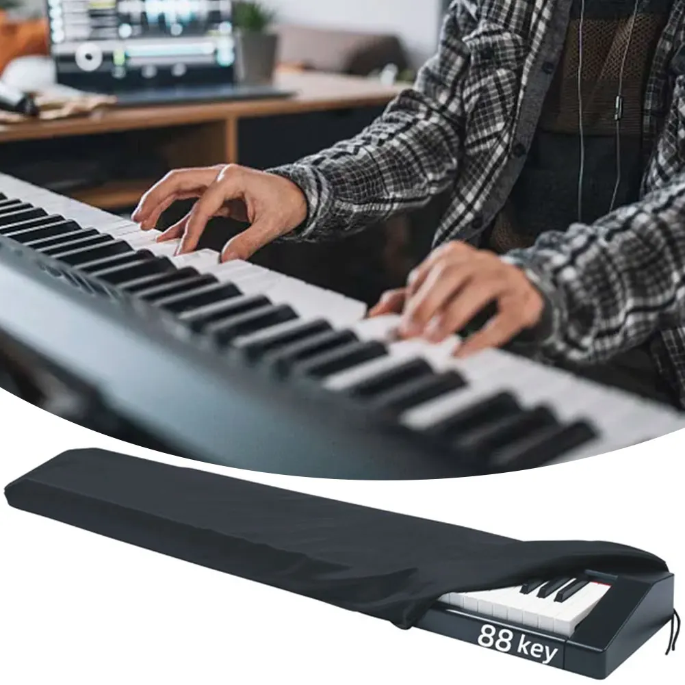 61/88 Key Electronic Piano Cover Dustproof Keyboard Instrument Cover Foldable Piano Keyboard Dust Cover Piano Accessories