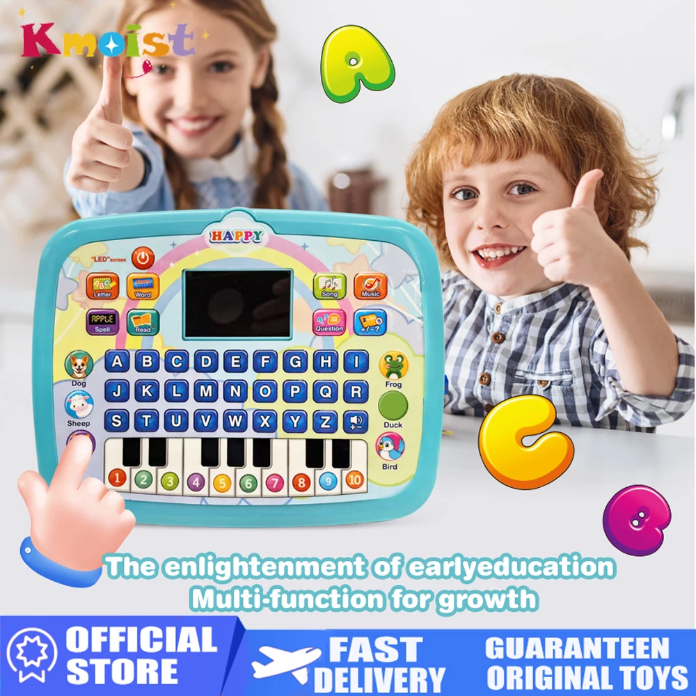 

Early Education Toy Led Screen Learning Machine Toddler Tablet Intelligent Children Learning Machines Laptop Toys for Kids Gifts