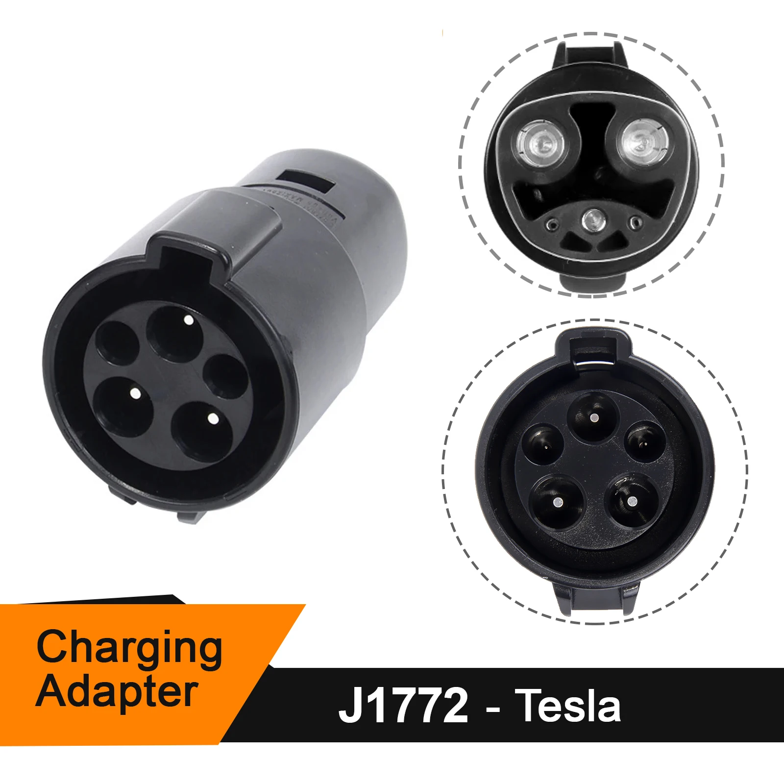 Electric Vehicle Charging Adapter Type1 J1772 to Teslas Model X Y 3 S for EV Charger Connector EVSE Conversion Gun Socket