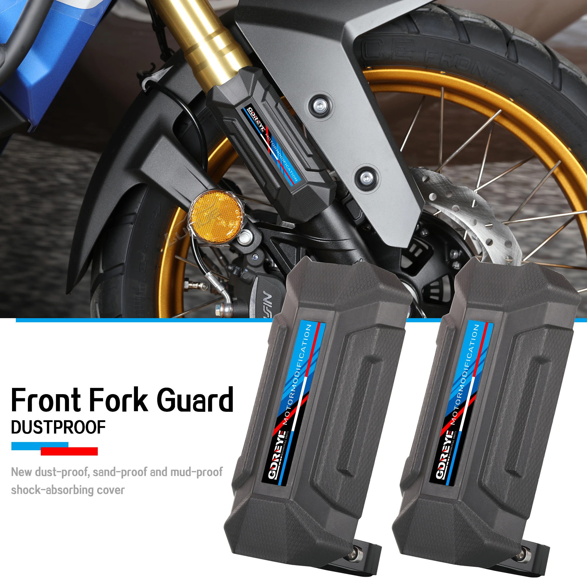 

For CFMOTO 650MT Front Wheel Crash Protective Front Fork Guard 650 MT Front shock Protective device front shock absorber fender