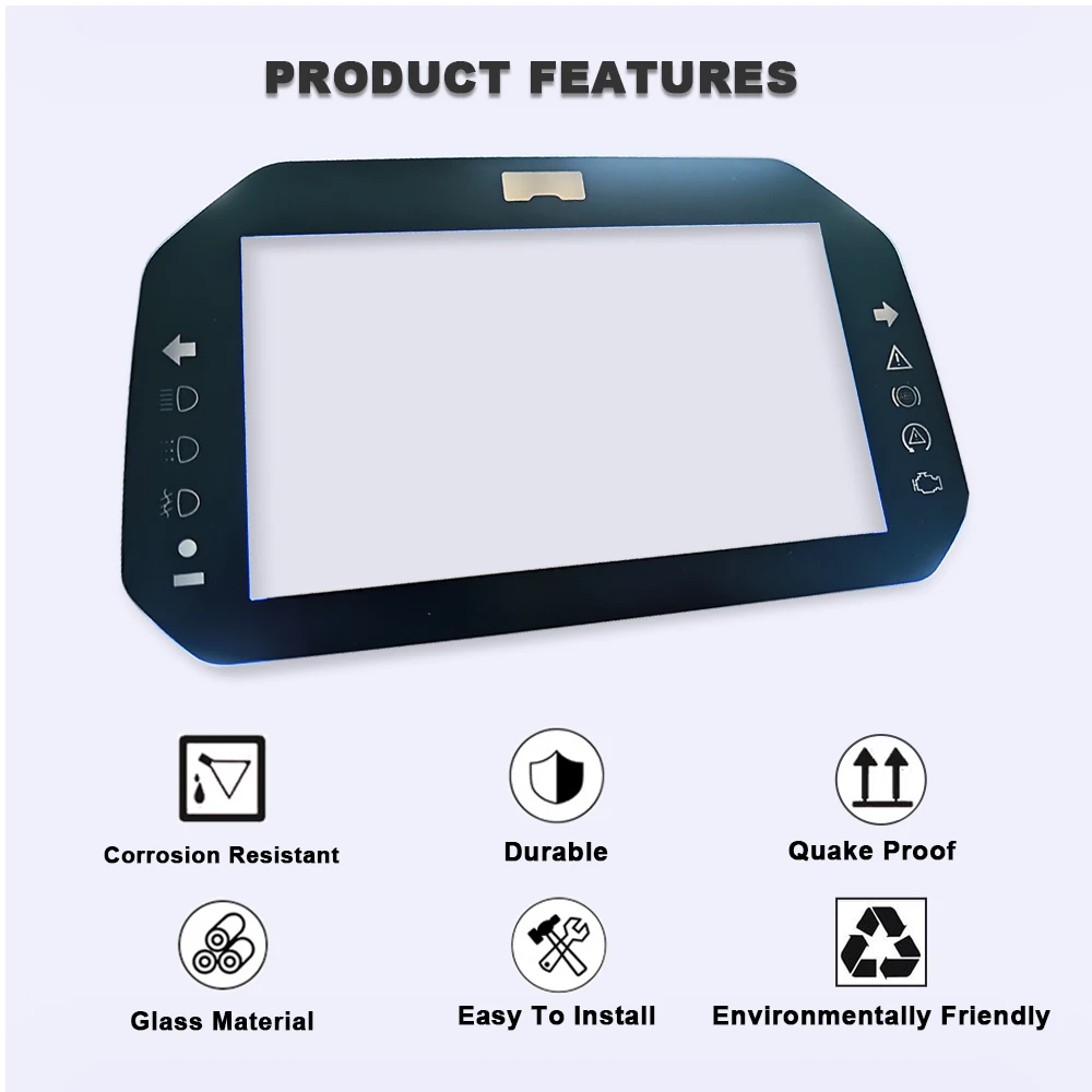 TFT LCD Front Glass Screen Outer Panel For BMW R1200GS R1250GS ADV S1000RR S1000XR F750GS F850GS C400GT Motorcycle Accessories