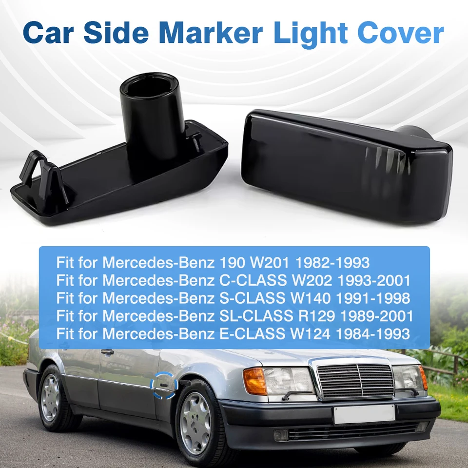2 peças para mercedes-benz w201 w124 r129 w140 w202 marcador
