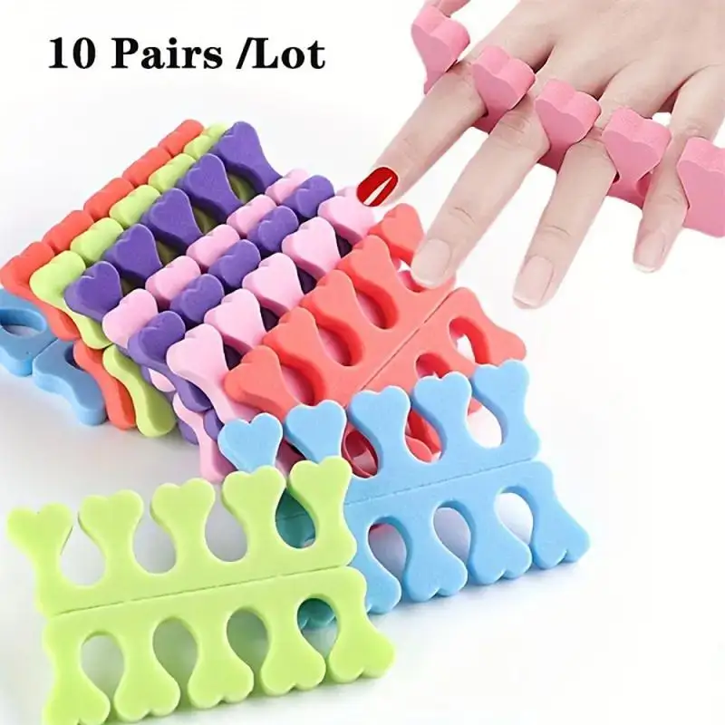 Narzędzie do pedicure Wygodny miękki separator do paznokci Gąbka do paznokci Separator Akcesoria do pedicure Gadżet do paznokci Łatwy w użyciu