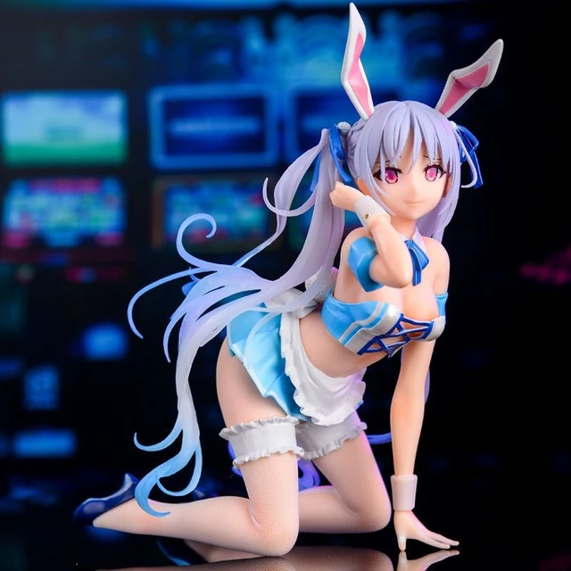 24cm Native BINDing Chris Aqua Blue Anime Figure DSmile Chris Sarah Bunny  Girl Action Figura Chris Figurines Model Doll Toy - AliExpress