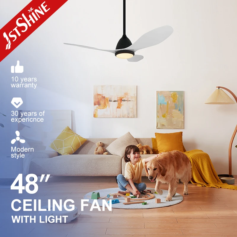 1stshine Ceiling Fan Efficient DC Motor OEM Color Plastic Ceiling Fan with Remote Control