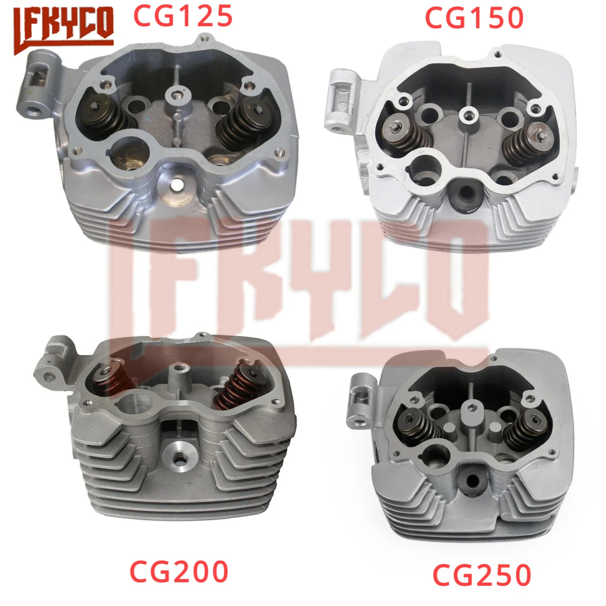 Motocyklowe zawory głowicy cylindrów do Honda ZongShen CG 125 150 250 CG125 CG150 CG200 CG250 Silnik chłodzony powietrzem ATV Quad Dirt Bike