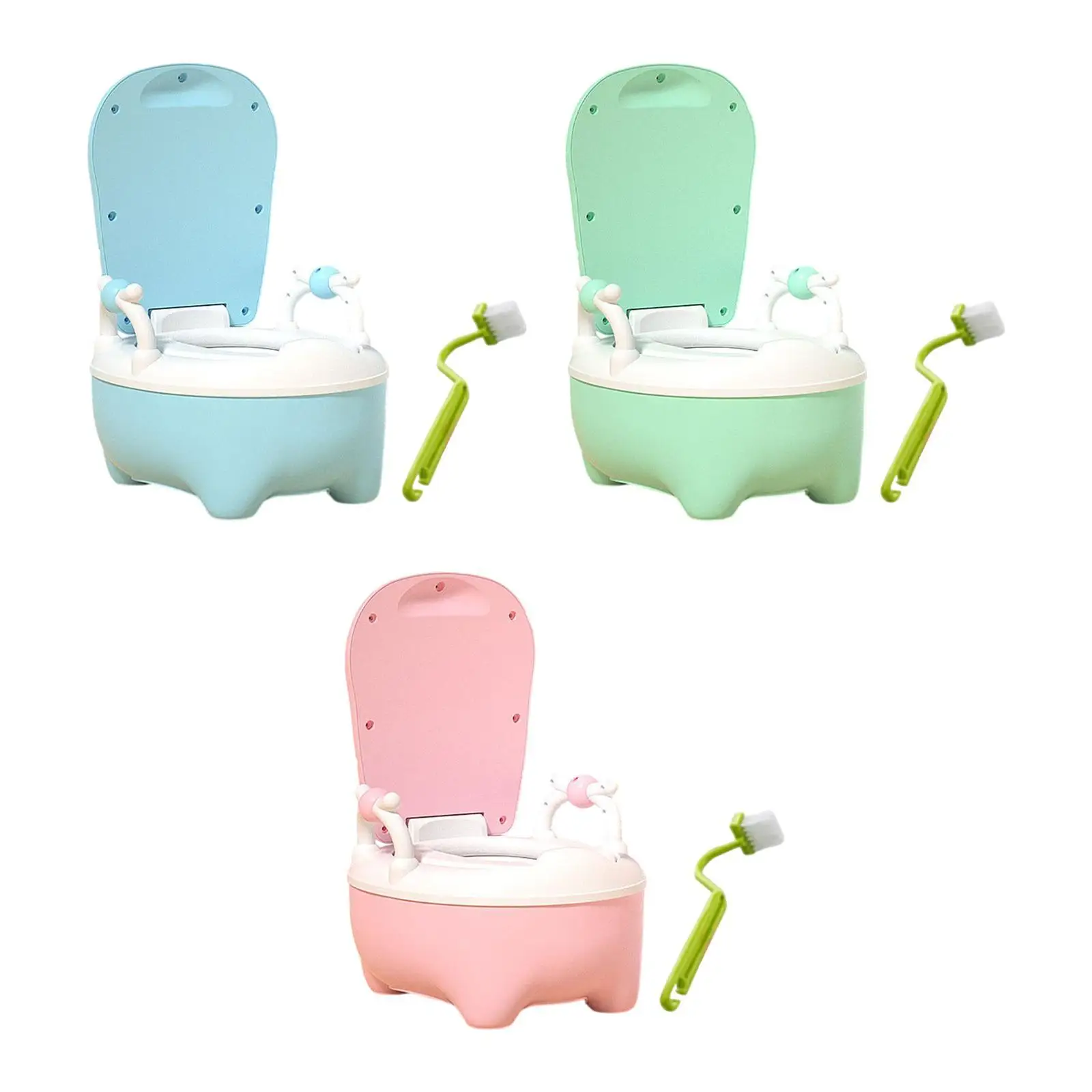 Toilet Training Potty Larger Potty Chair Cartoon Design Comfortable Realistic