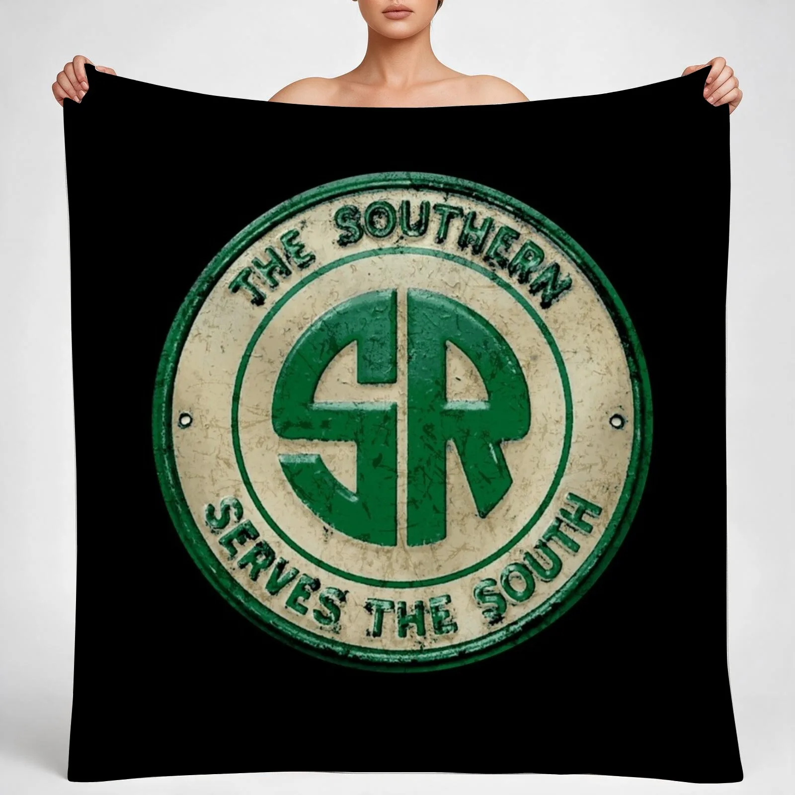 The Southern Railroad Throw Blanket couch cozy soft plush fuzzy picnic outdoor blanket