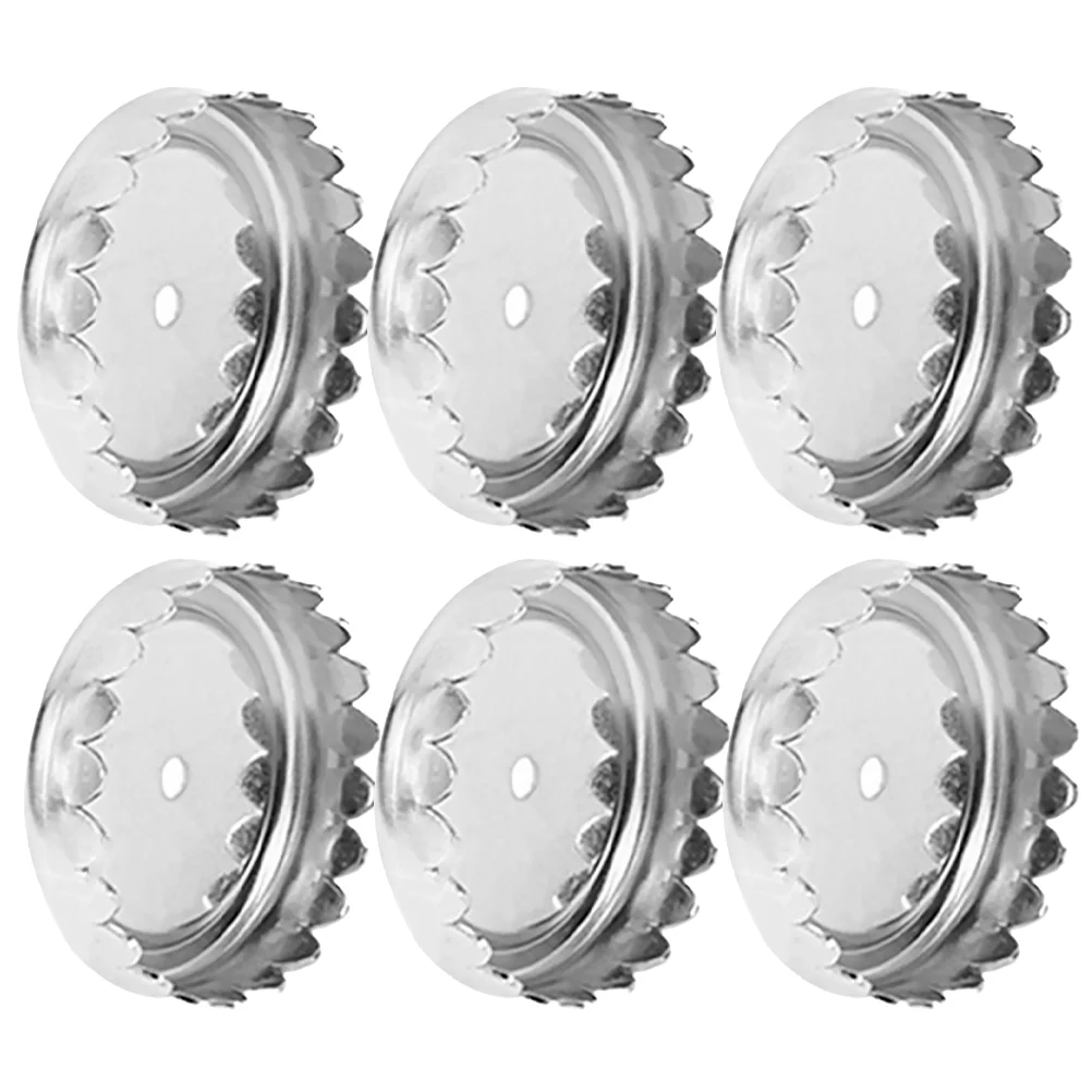 

6pcs Magnetic Soap Holder Caps Stainless Steel Wall Bath Supplies Drain Rack Cover Non Rusting Kitchen Bathroom Accessories