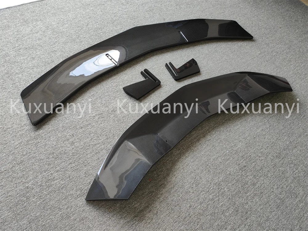 

For Lamborghini Aventador Lp700 Lp720 Upgrade to Lp750 Lp750 SV Style Dry Carbon Fiber Double Deck Car Rear Spoiler Body Kit