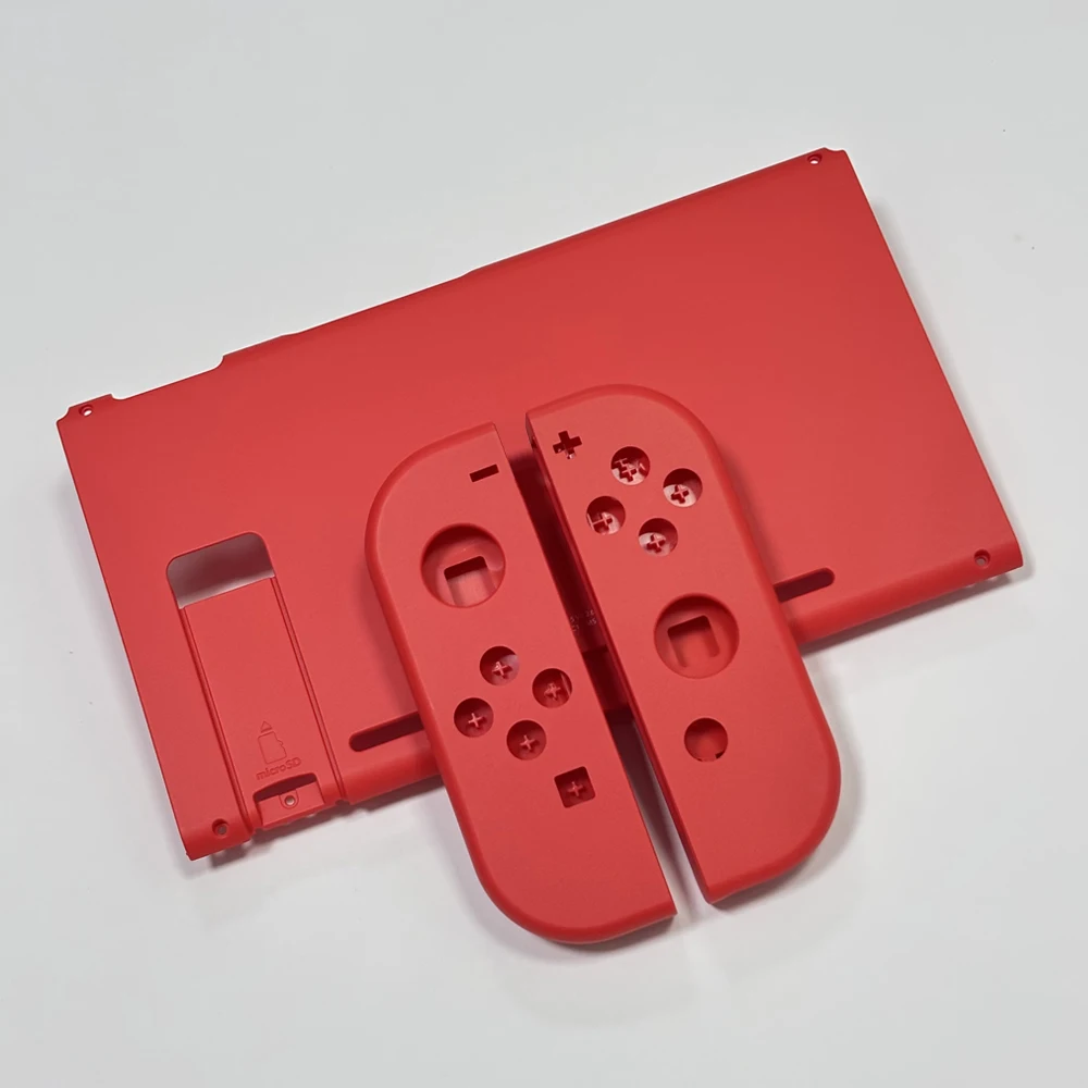 Joy-Con 限定版交換用シェル Nintendo Switch ハウジングケース DIY フロントバックシェル マリオレッドテーマ用
