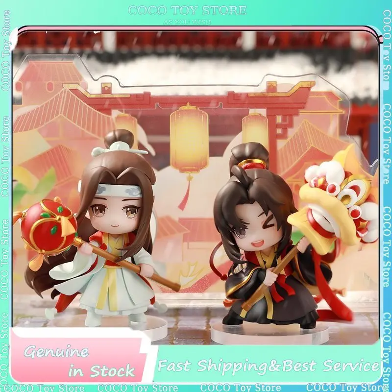

QINGCANG Mo Dao Zu Shi Wu Yue Sheng Ping Series Chibi Wangxian PVC Figures Official Anime Home Decor Collectible Gift In Stock