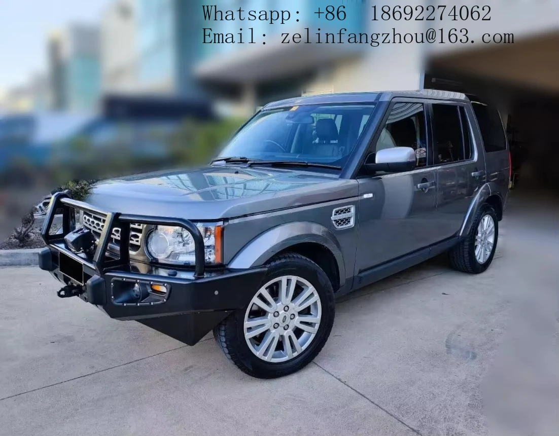 Brand New Steel Front Bumper Kit For Land Rover Discovery 3 4 L319 With Tow Hook Cutouts Hot Selling
