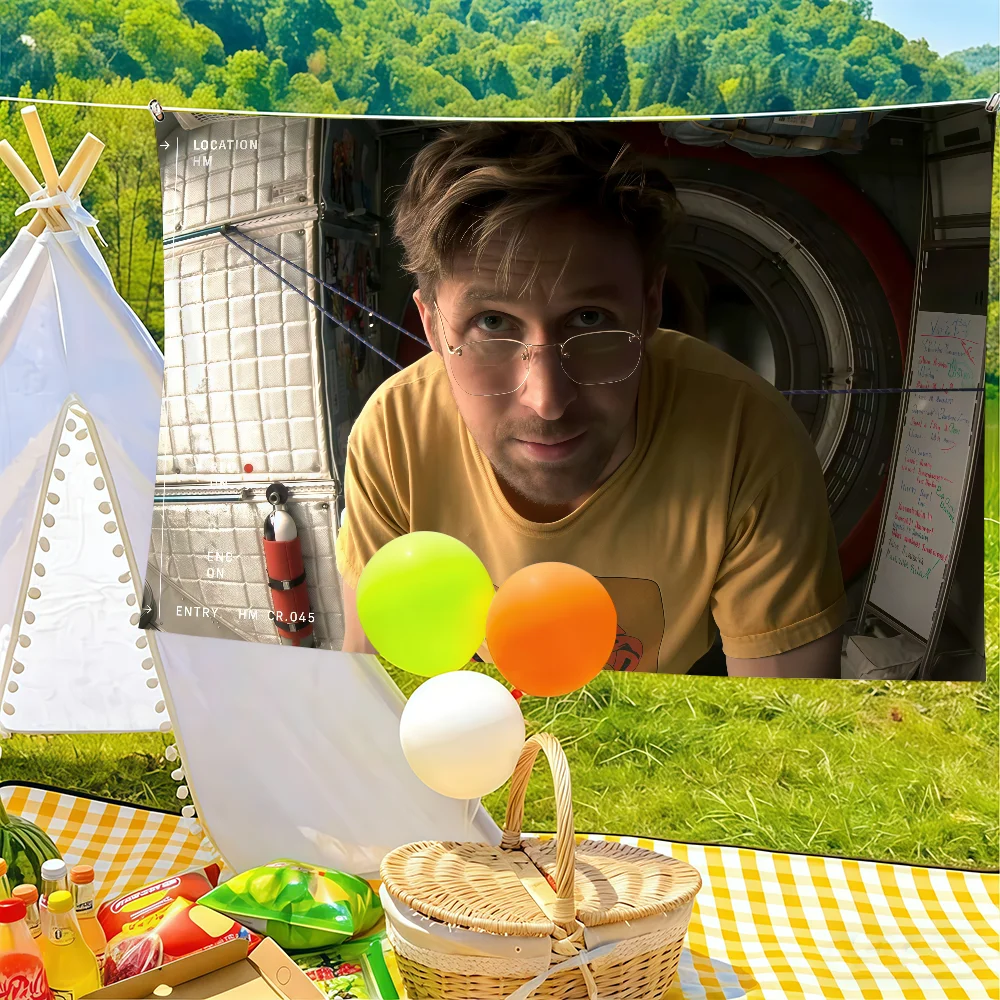 Canadian Actor Ryan Gosling Flag Suitable For Birthday Parties Living Room Bedroom And Outdoor Camping Decorations