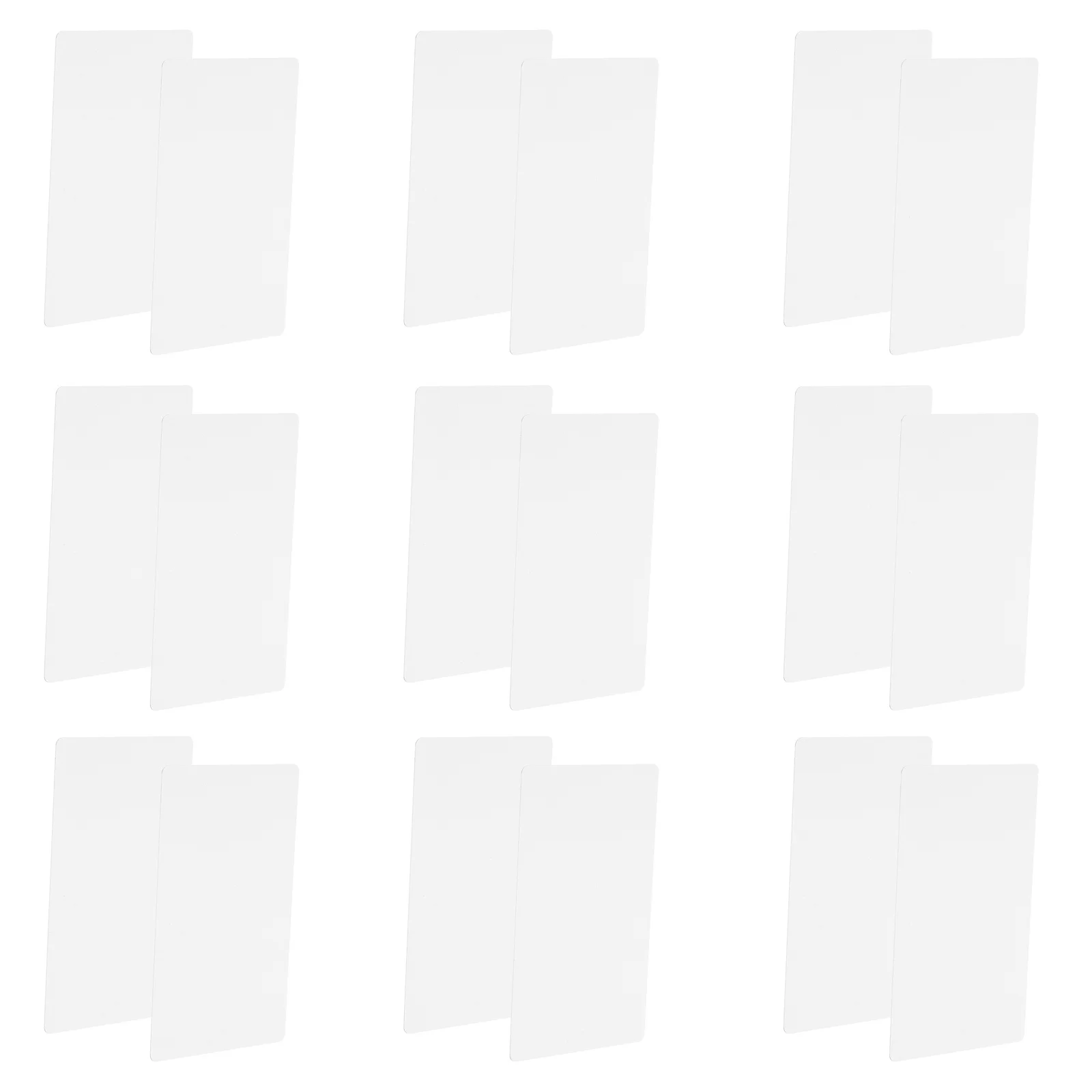 

20 шт., сублимационные заготовки для визитных карточек из алюминиевого сплава, гладкие края, металлические сублимационные заготовки, двухсторонние теплопередающие карты