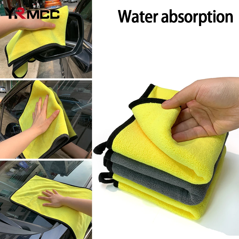 Car Wash Microfiber Towel 30x60cm Car Drying Cloth Auto Cleaning Cloth Drying Cloth Super Absorbent Towels Car Detailing Care