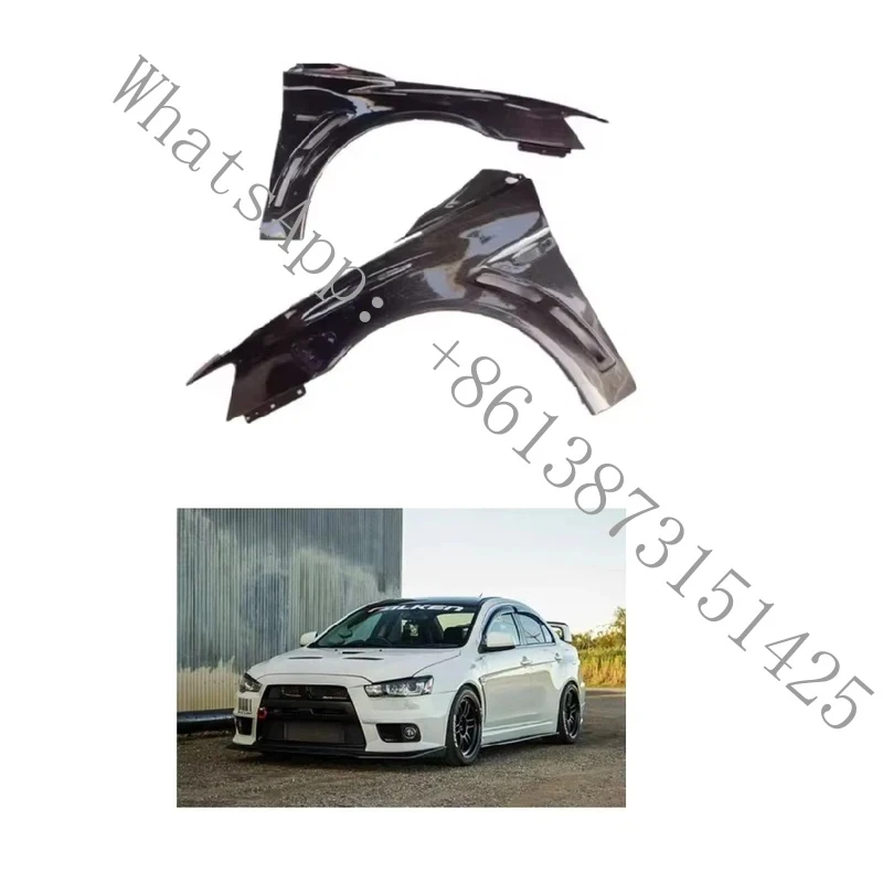 

Suitable Lancer EX 2008-2018, Upgraded EVO X Style Carbon Fiber Fenders