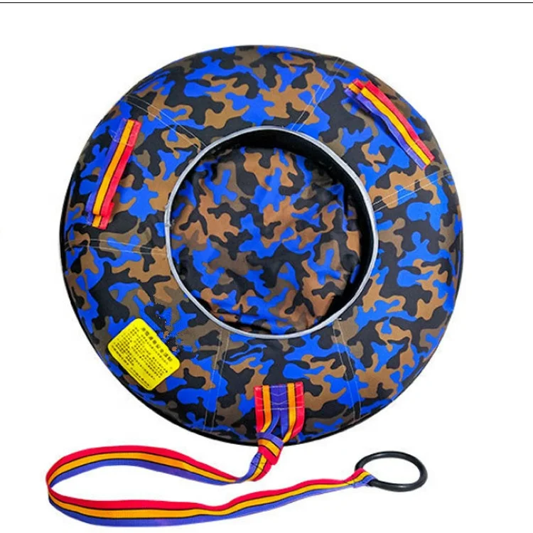 

Hot Sale Snow Globe Ring Round Winter Toys Inflatable Snow Ring Winter Air Snow Tubes for Sledding Kids